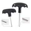 Compact Nickel Plated Mini T Handle Hex Wrench Product Image