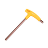Premium bronze shaft S2 T handle hex key with ergonomic handle for branded tool kits