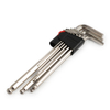Extra Long Industrial Nickel Plated Ball End Hex Key Set Product Image