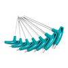 Matte ergonomic T handle Allen wrench made from 40Cr steel for continuous assembly and production line maintenance